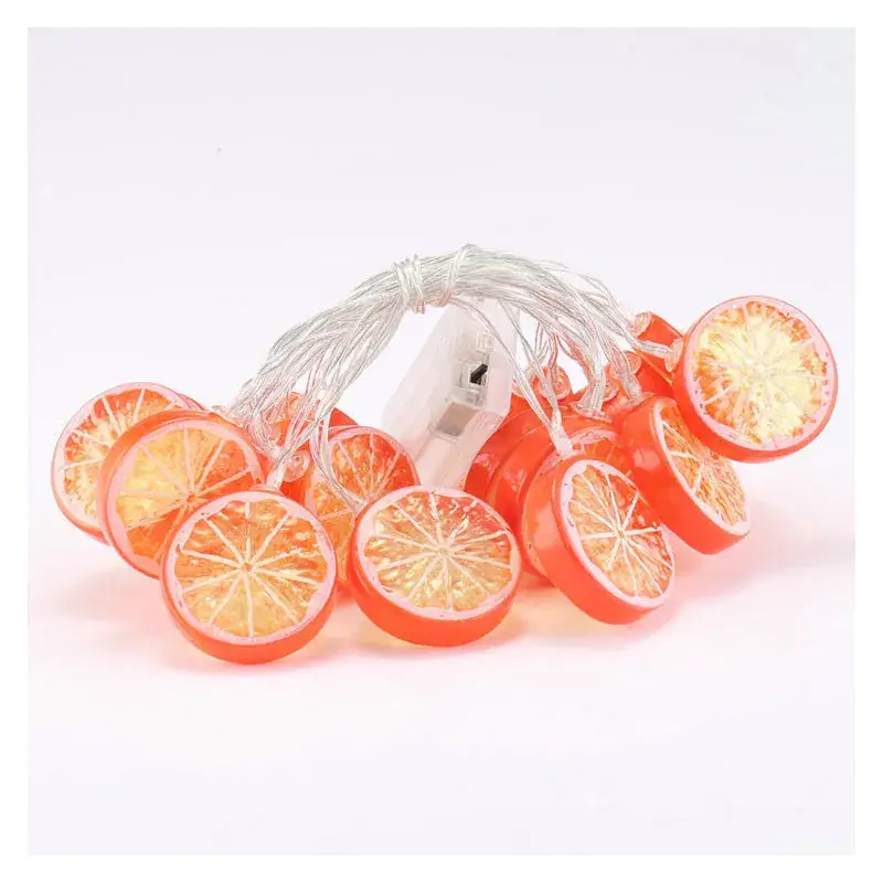 Lemon-themed LED String Decor for Kids Room Party