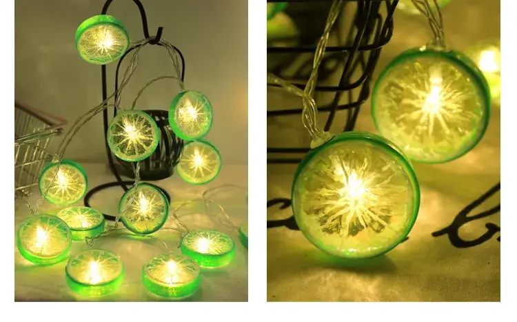 Lemon-themed LED String Decor for Kids Room Party — feature 11