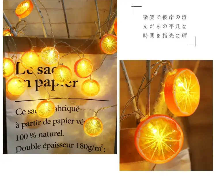 Lemon-themed LED String Decor for Kids Room Party — feature 8