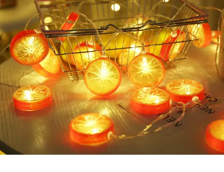 Lemon-themed LED String Decor for Kids Room Party — feature 9