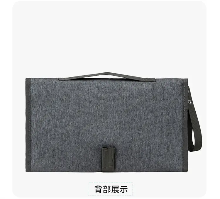 Portable Baby Diaper Bag Grey Foldable Multi-Purpose — feature 28