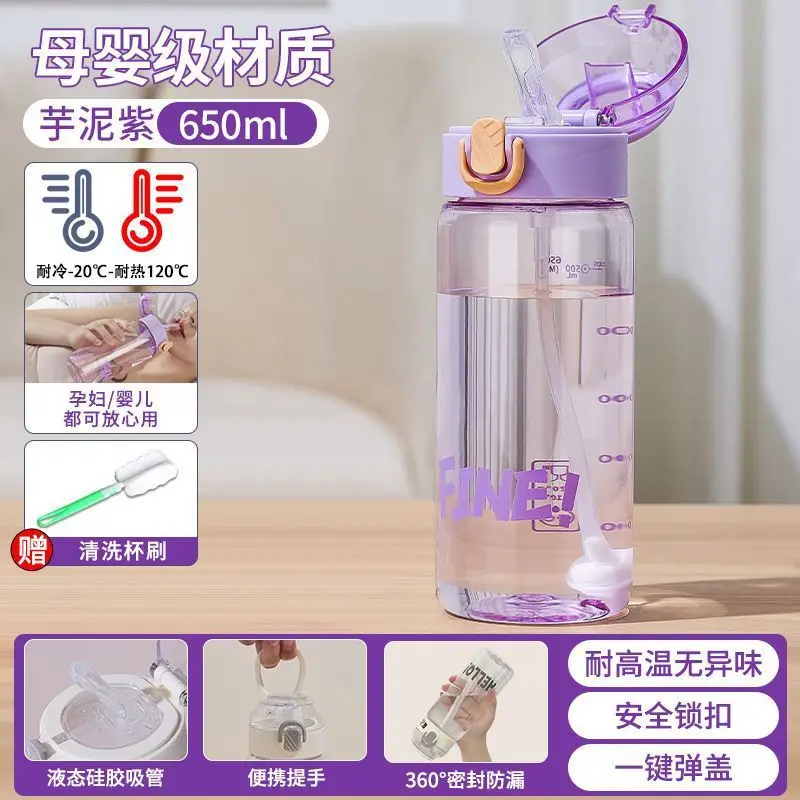 Fresh Orange Lemon Water Cup 650ml Maternity Drop-Resistant - Image 12