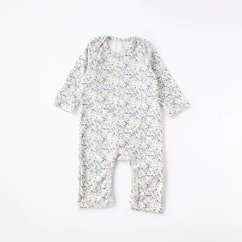 Baby Cotton Floral Long Sleeves Crawling Jumpsuit 2025 - Image 6