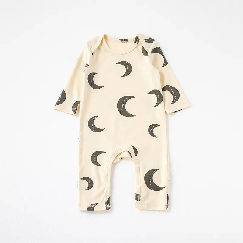 Baby Cotton Floral Long Sleeves Crawling Jumpsuit 2025 - Image 2