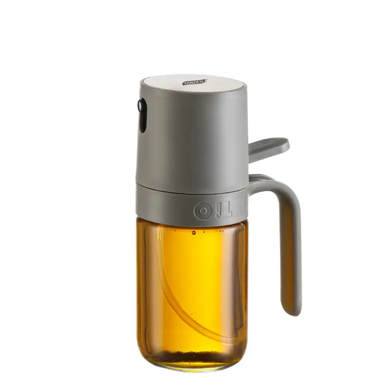 Taili Glass Oil Pot 350ml Leak-proof Auto Open - Image 2