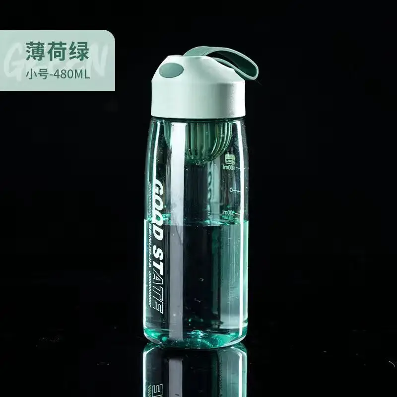 Girls Pink Water Bottle 480ML Portable Drop-proof - Image 2
