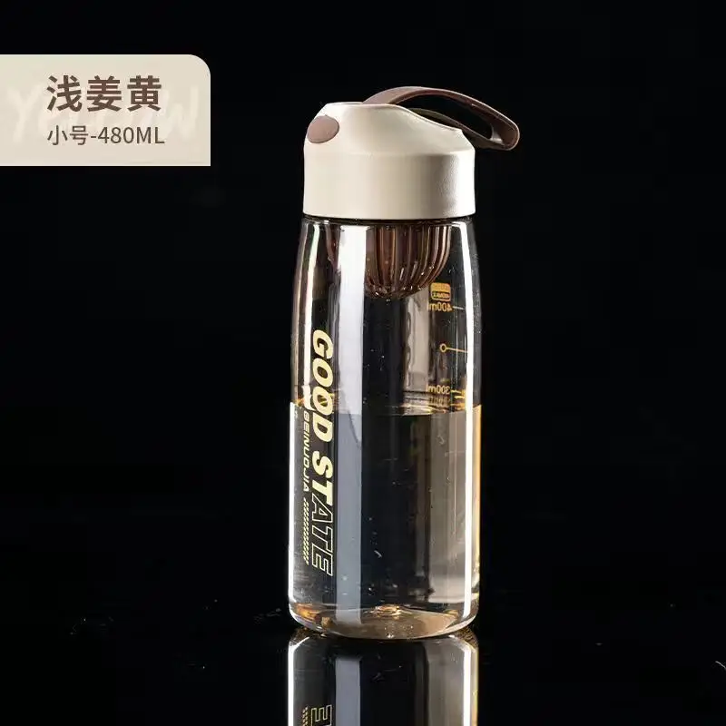 Girls Pink Water Bottle 480ML Portable Drop-proof - Image 3