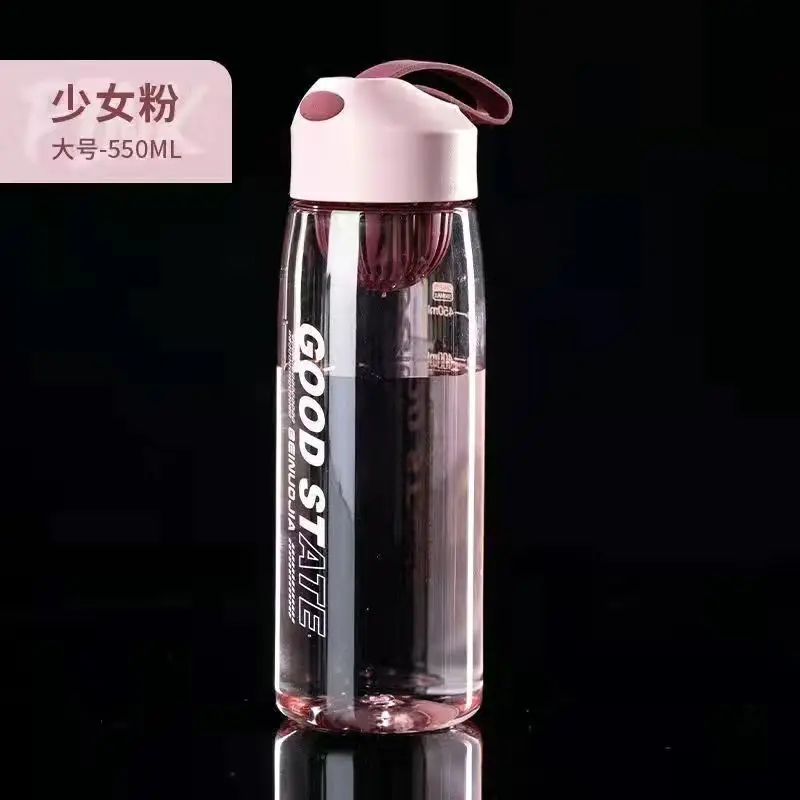 Girls Pink Water Bottle 480ML Portable Drop-proof - Image 5