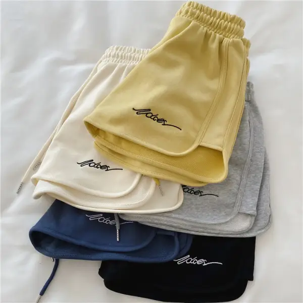 Women Grey High Waist Casual Shorts 2025 - Image 7