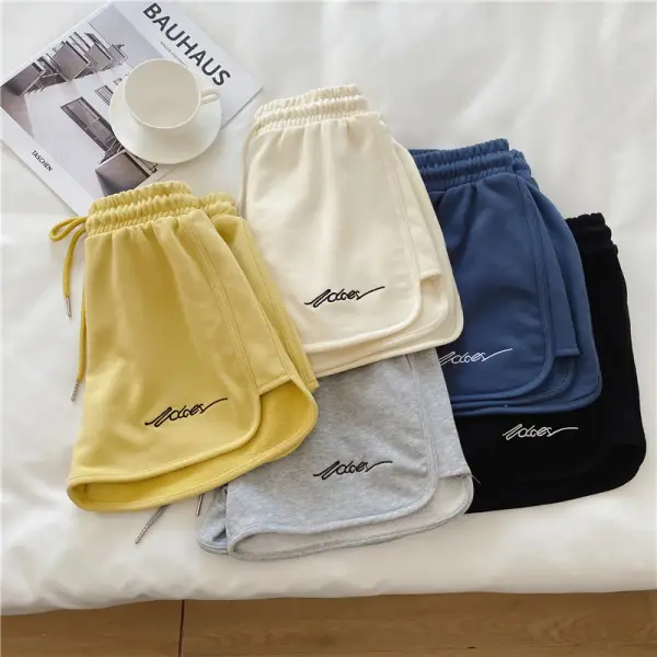 Women Grey High Waist Casual Shorts 2025 - Image 8
