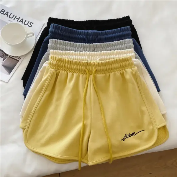 Women Grey High Waist Casual Shorts 2025 - Image 9