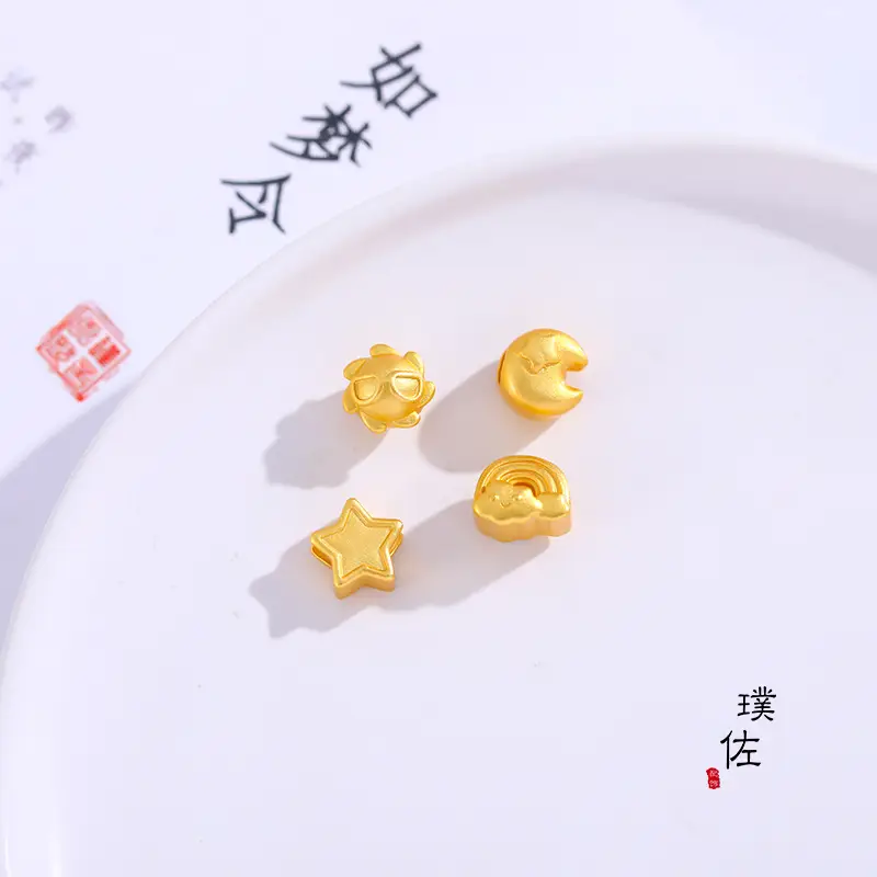 Gold Sand Jewelry Set for Women Lucky Accessories - Image 6