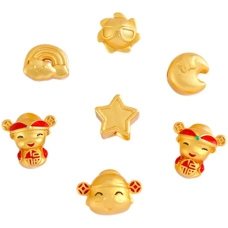Gold Sand Jewelry Set for Women Lucky Accessories - Image 8