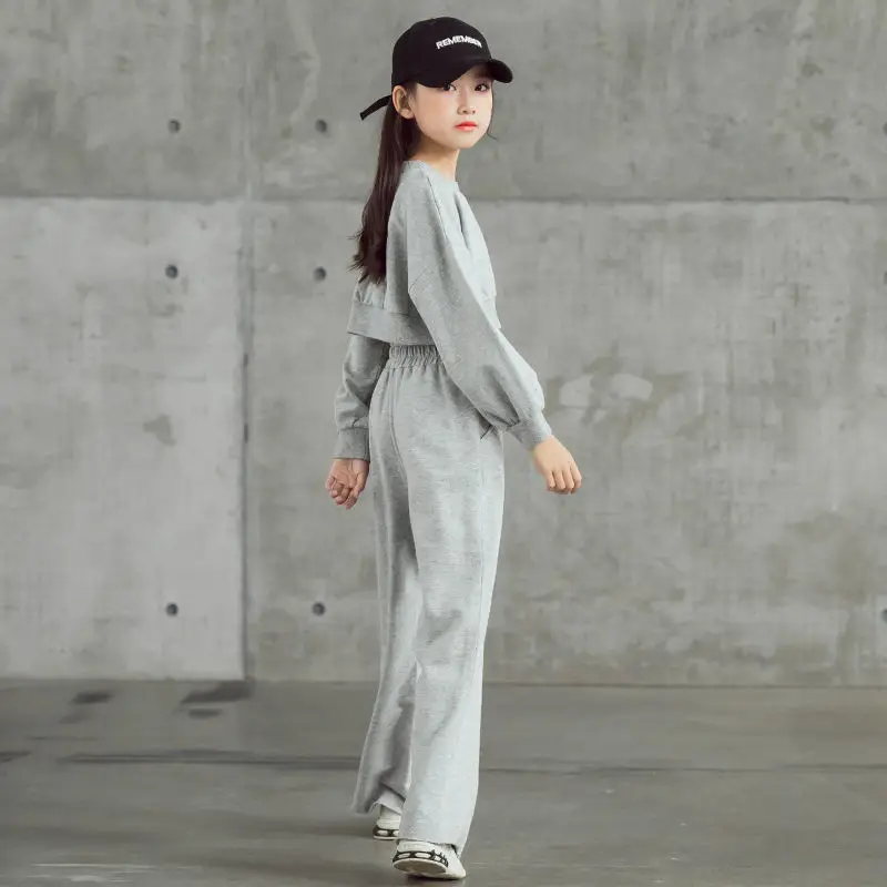 Girls Long Sleeve Sweatshirt Pants Set Medium to XL - Image 6
