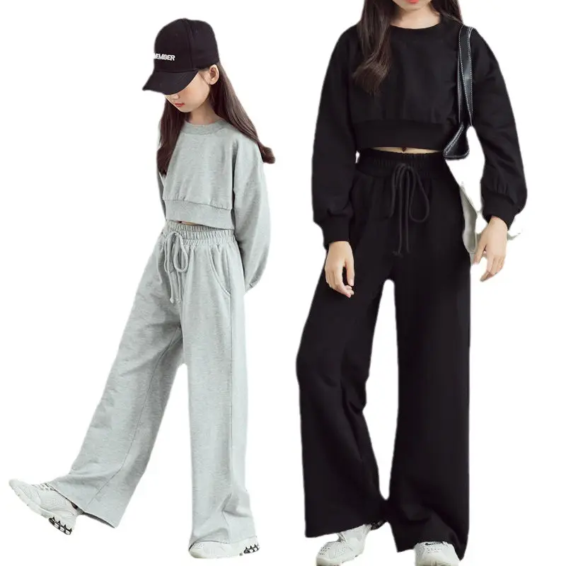 Girls Long Sleeve Sweatshirt Pants Set Medium to XL - Image 7