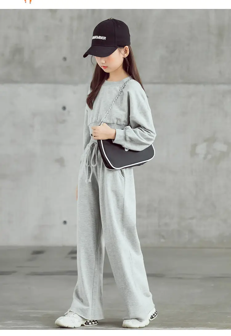 Girls Long Sleeve Sweatshirt Pants Set Medium to XL — feature 6