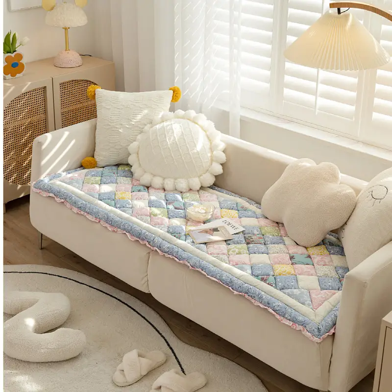 Korean New Cotton Office Cushion Anti-Slip Thickened Student Window Cushion