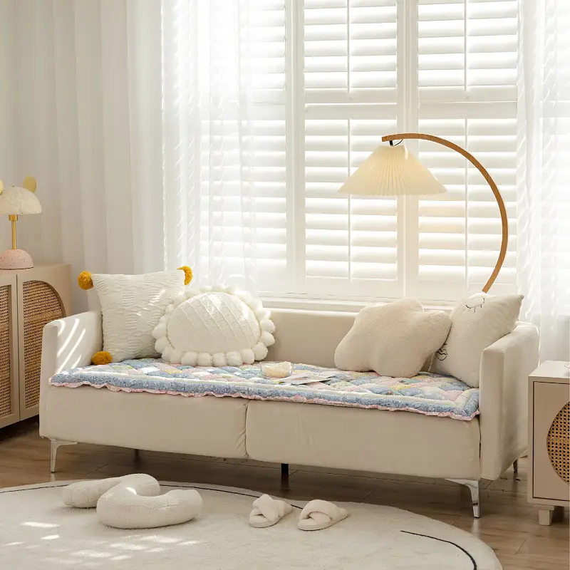 Korean New Cotton Office Cushion Anti-Slip Thickened Student Window Cushion
