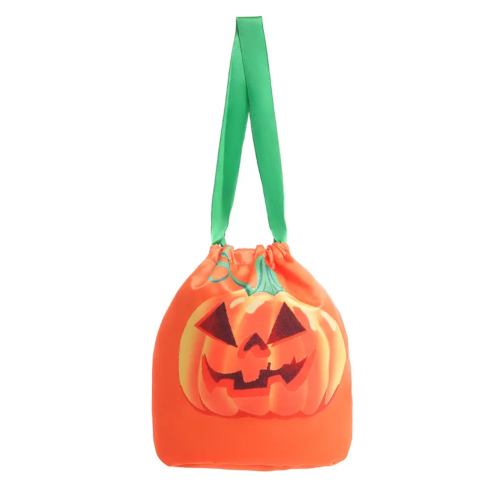 Children's Halloween Pumpkin Witch Dress White Cotton