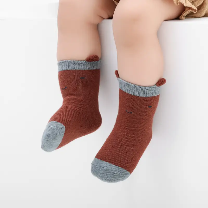 Baby Socks Autumn Winter Cotton Striped Japanese Korean - Image 3