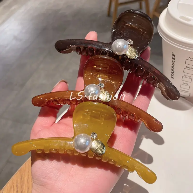 Cute Mermaid Hair Band for Girls with Pearl Drop — feature 4