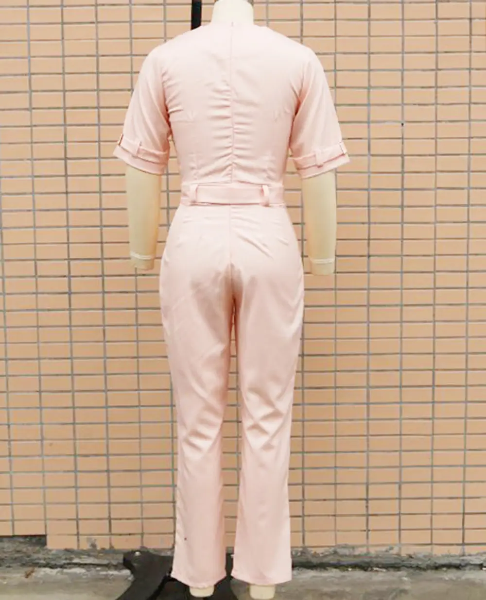 Women's Cream Slim Fit Collar Pajama Set — feature 13