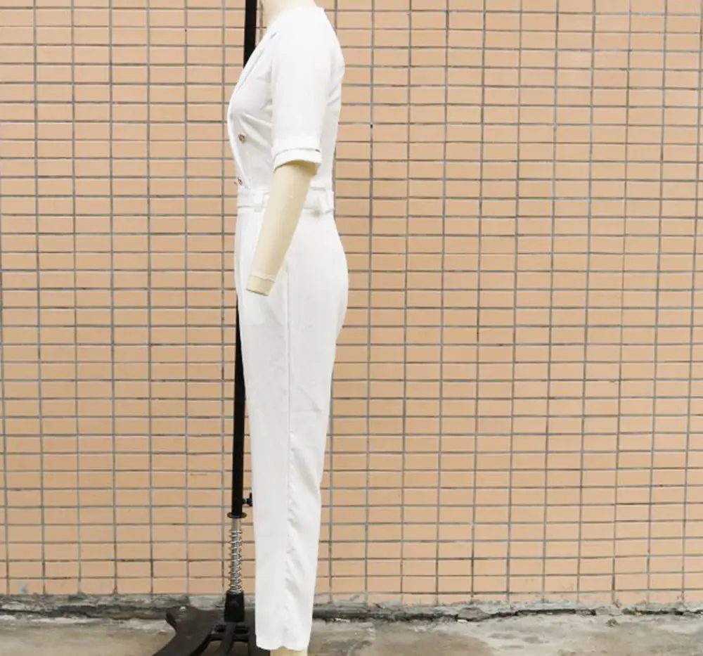 Women's Cream Slim Fit Collar Pajama Set — feature 18