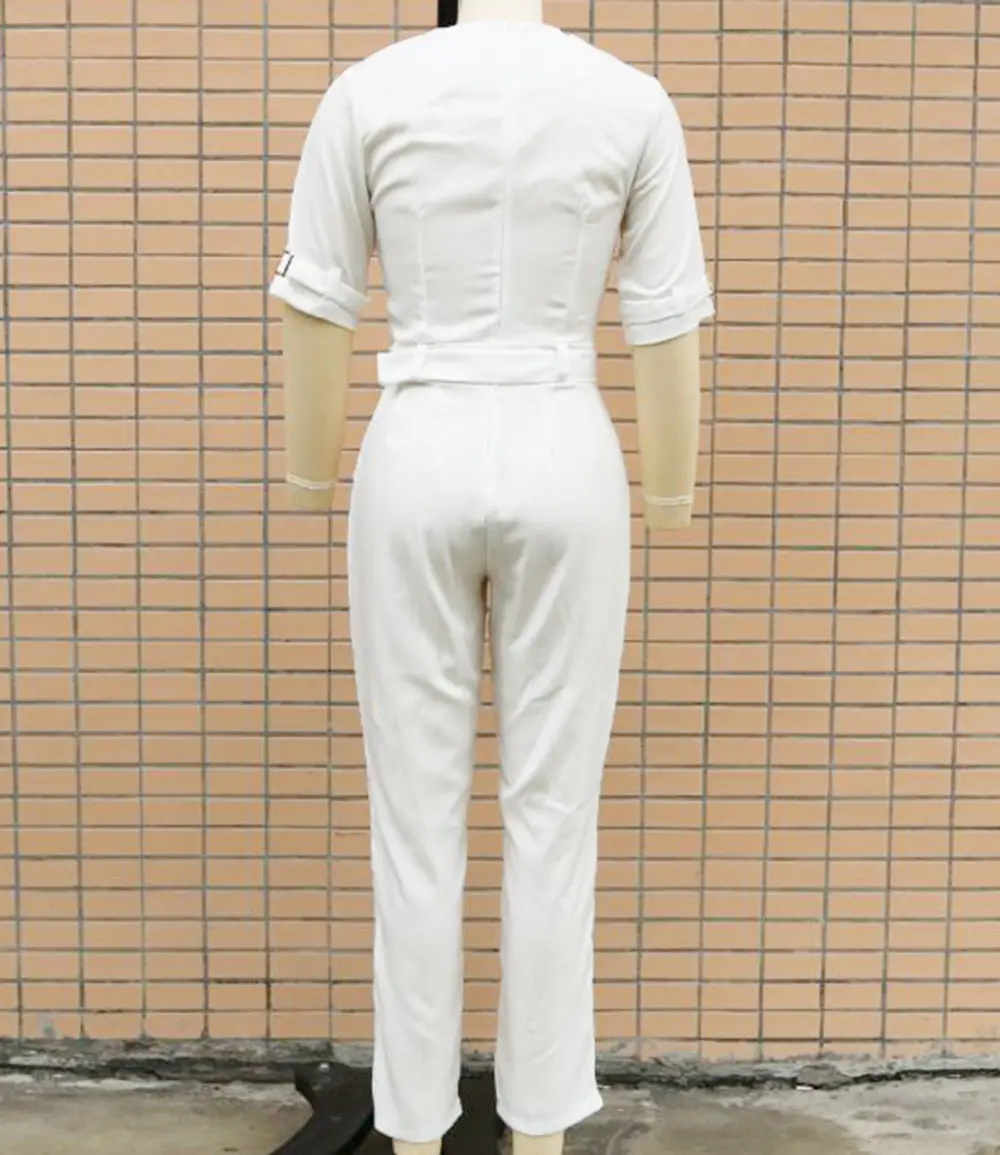 Women's Cream Slim Fit Collar Pajama Set — feature 19