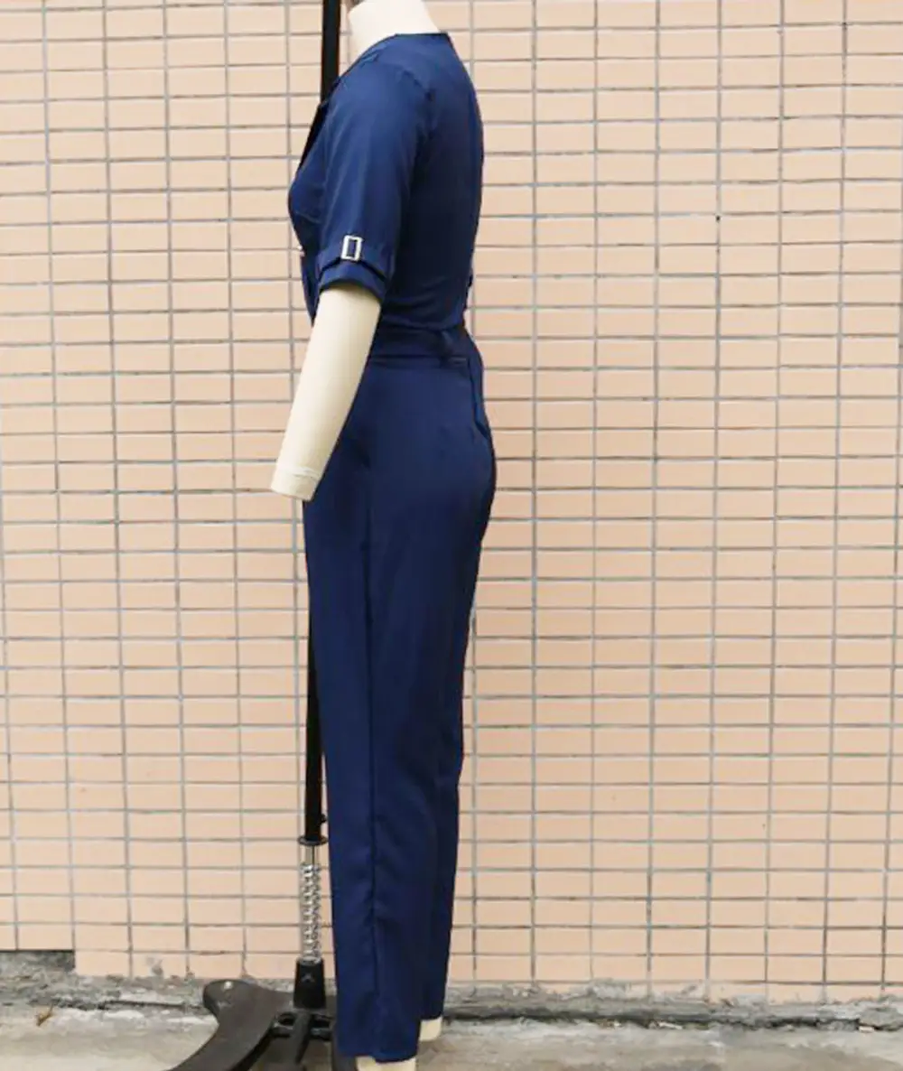 Women's Cream Slim Fit Collar Pajama Set — feature 24