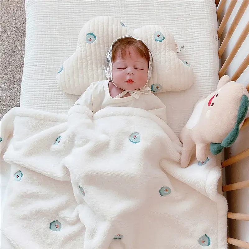 South Korea Baby Head Pillow Anti-Deviation Embroidered - Image 10
