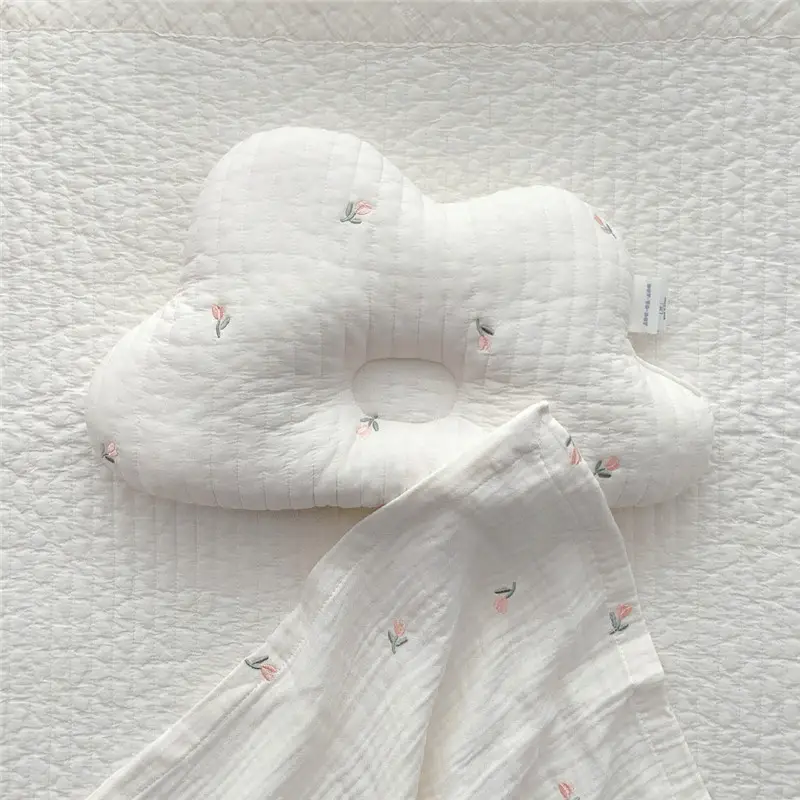 South Korea Baby Head Pillow Anti-Deviation Embroidered - Image 11