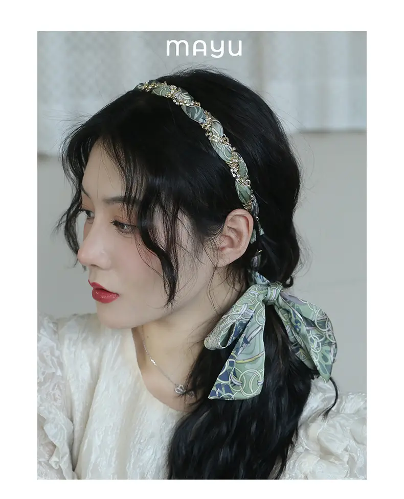 Korean Elegant Hairband Women's Goers Out Temperament Tie Hair Band Sweet High-end Sense Hairpin Headband — feature 36