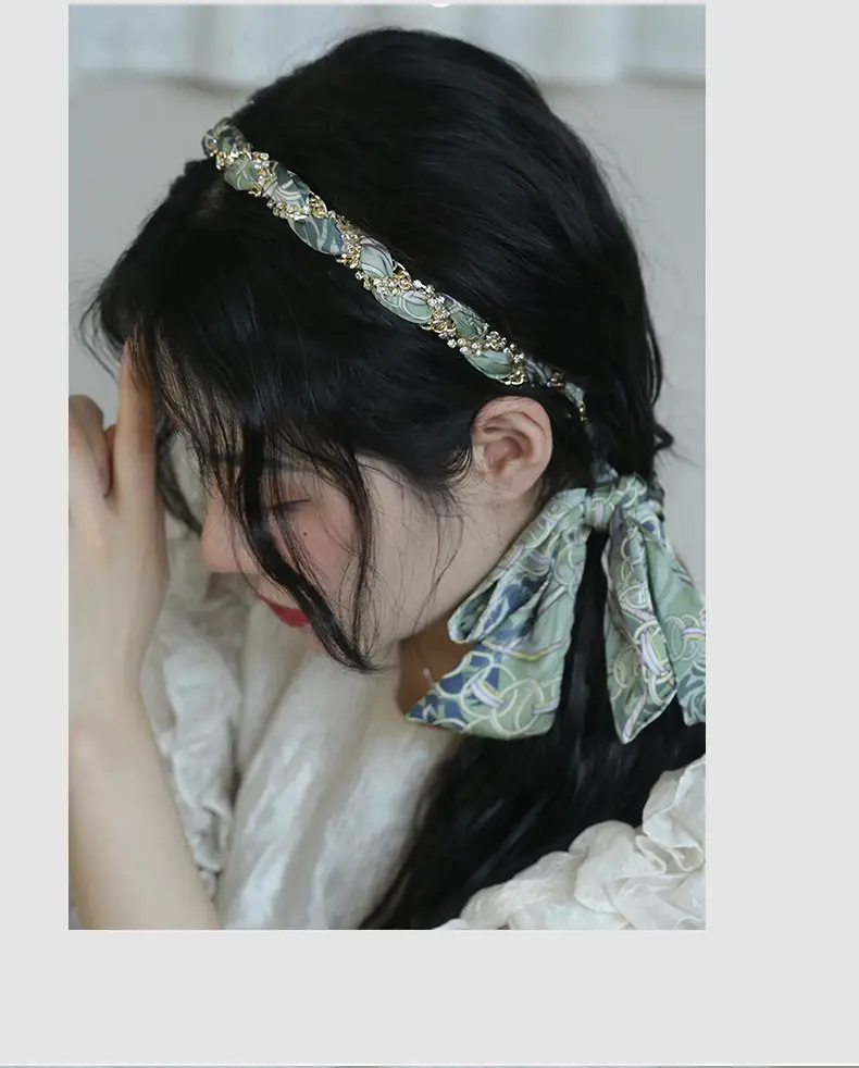 Korean Elegant Hairband Women's Goers Out Temperament Tie Hair Band Sweet High-end Sense Hairpin Headband — feature 42