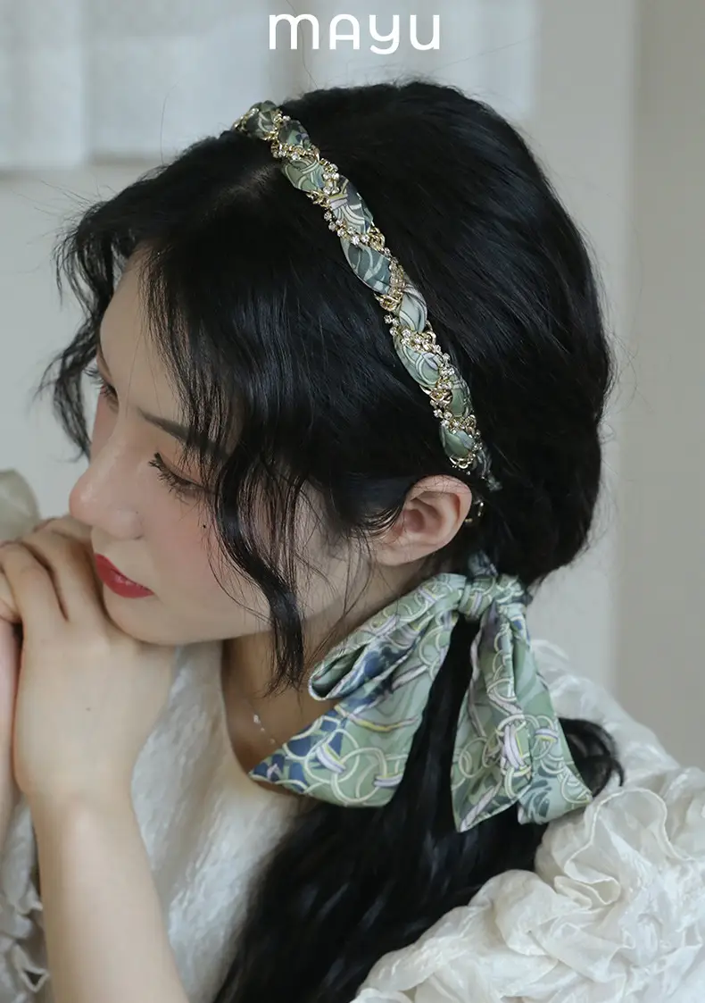 Korean Elegant Hairband Women's Goers Out Temperament Tie Hair Band Sweet High-end Sense Hairpin Headband — feature 43