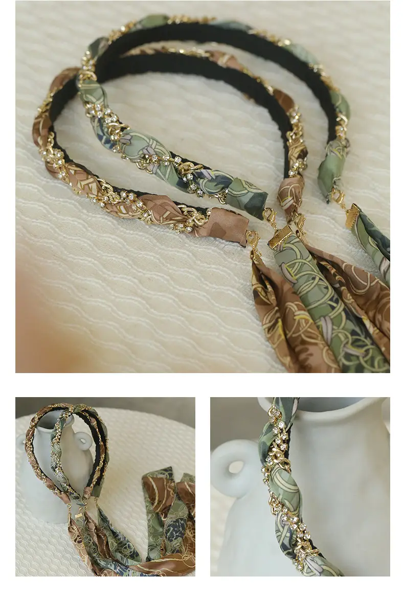 Korean Elegant Hairband Women's Goers Out Temperament Tie Hair Band Sweet High-end Sense Hairpin Headband — feature 45