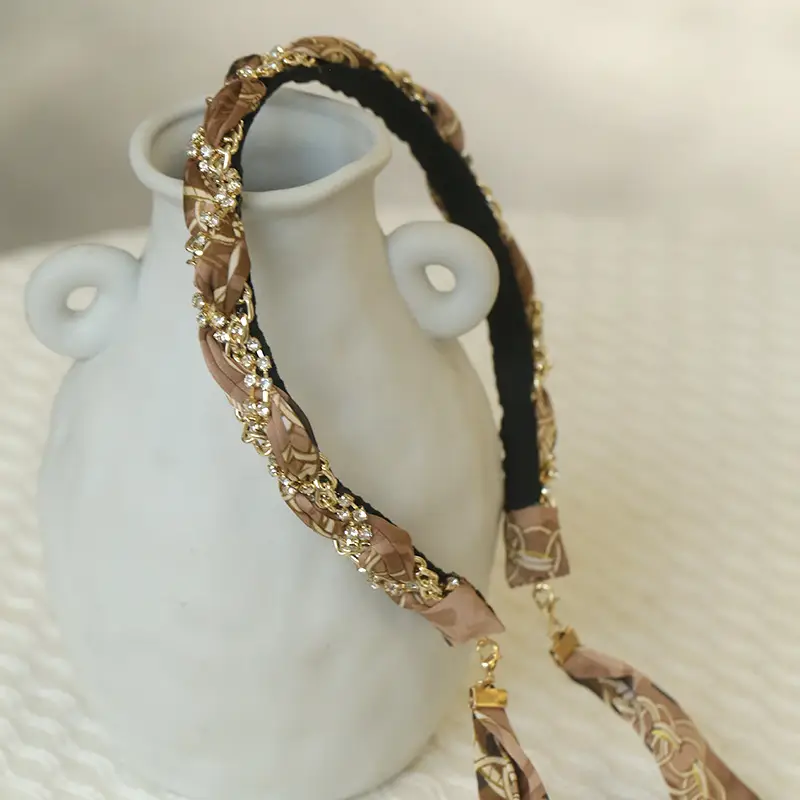 Korean Elegant Hairband Women's Goers Out Temperament Tie Hair Band Sweet High-end Sense Hairpin Headband