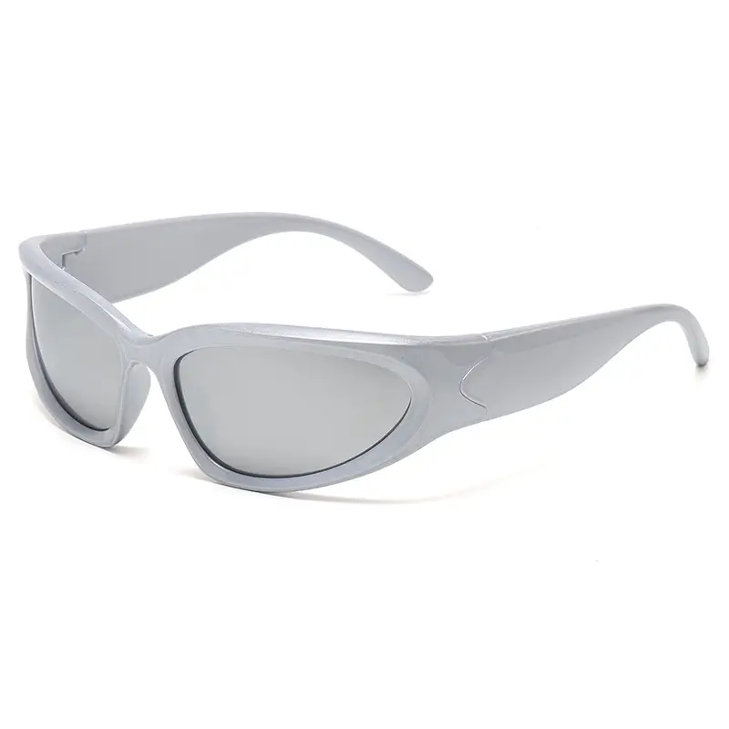 Pink Retro Cross-border Riding Sports Glasses - Image 5