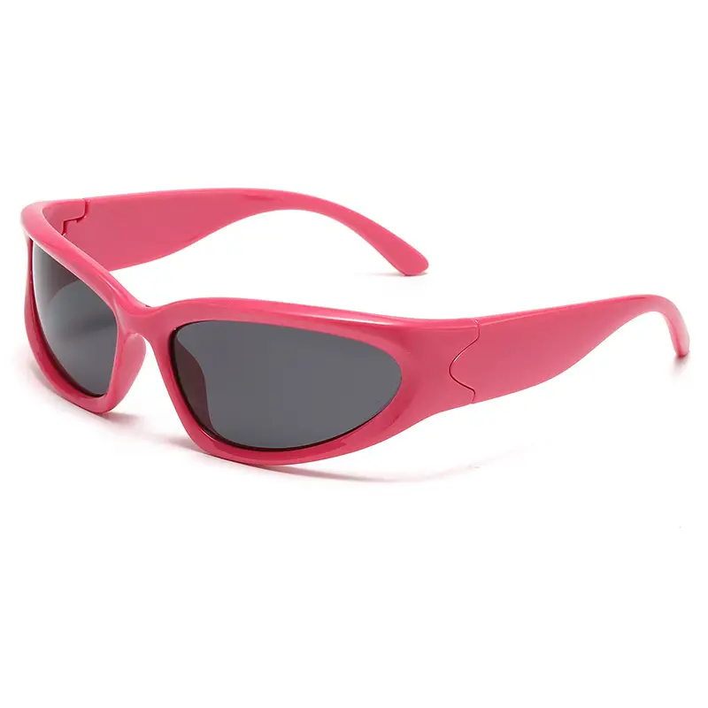 Pink Retro Cross-border Riding Sports Glasses - Image 7