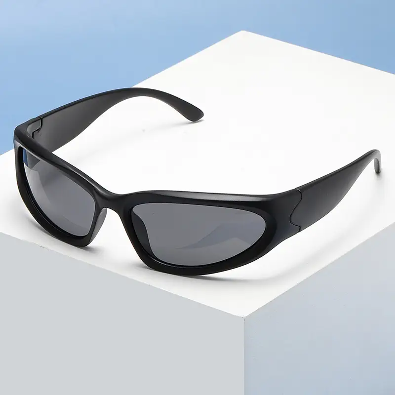Pink Retro Cross-border Riding Sports Glasses - Image 14
