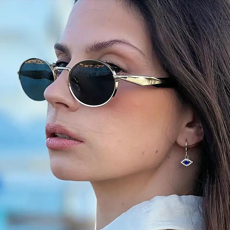 Pink Retro Cross-border Riding Sports Glasses — feature 21