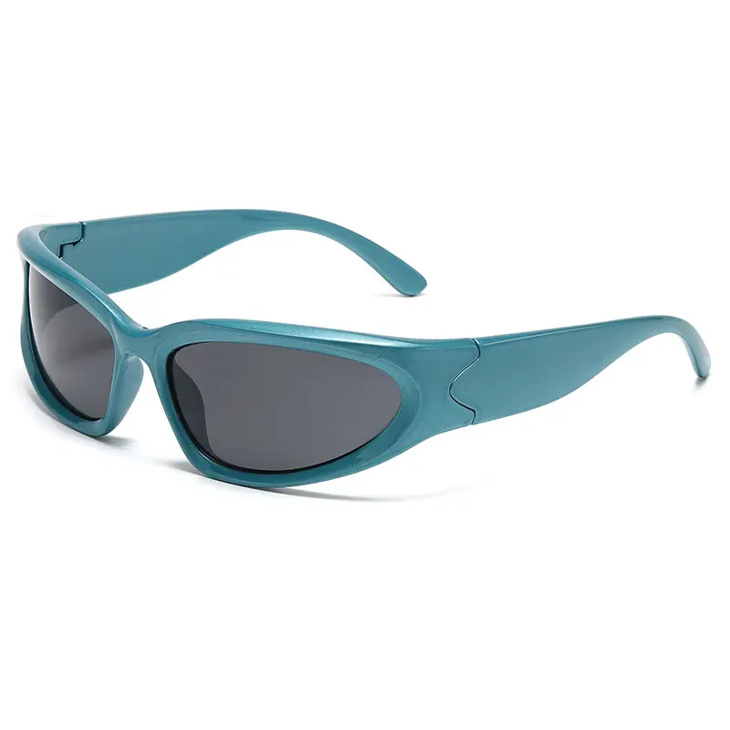 Pink Retro Cross-border Riding Sports Glasses - Image 11