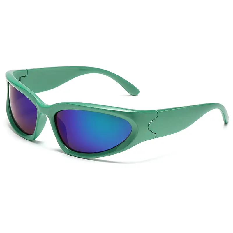 Pink Retro Cross-border Riding Sports Glasses - Image 12