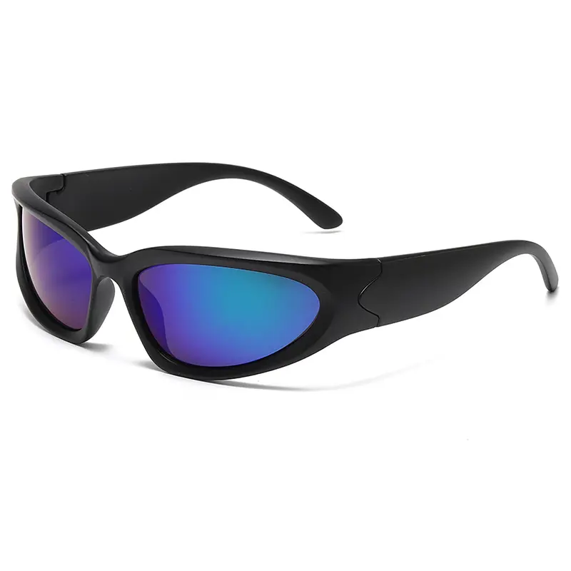 Pink Retro Cross-border Riding Sports Glasses - Image 4