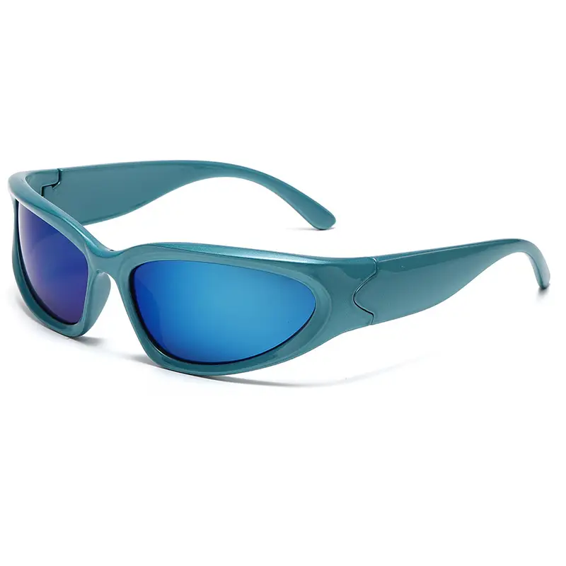 Pink Retro Cross-border Riding Sports Glasses - Image 6