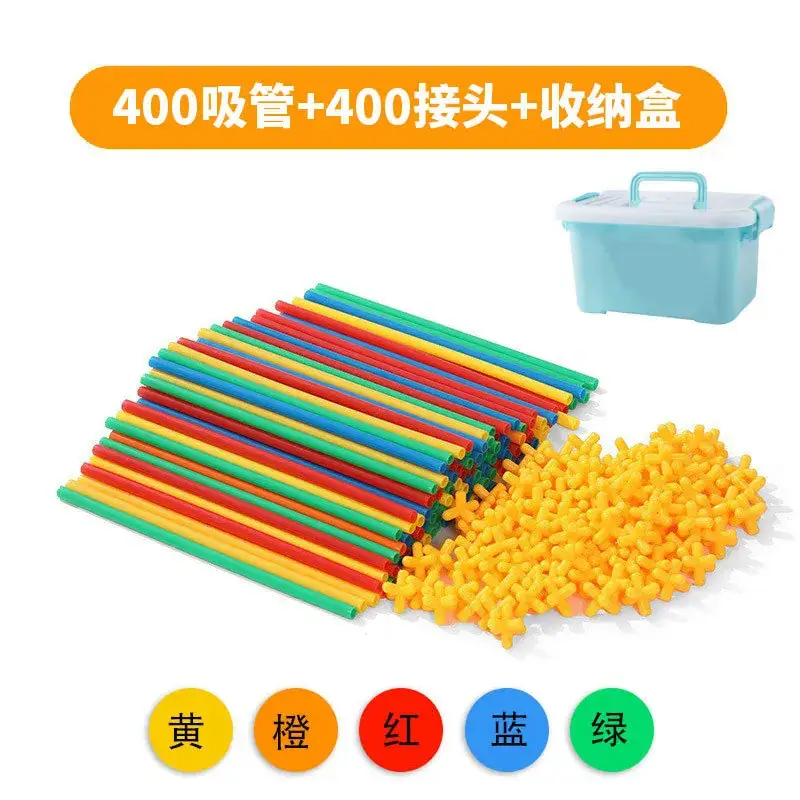 4D Straw Building Blocks for Kids Puzzle Toy - Image 7