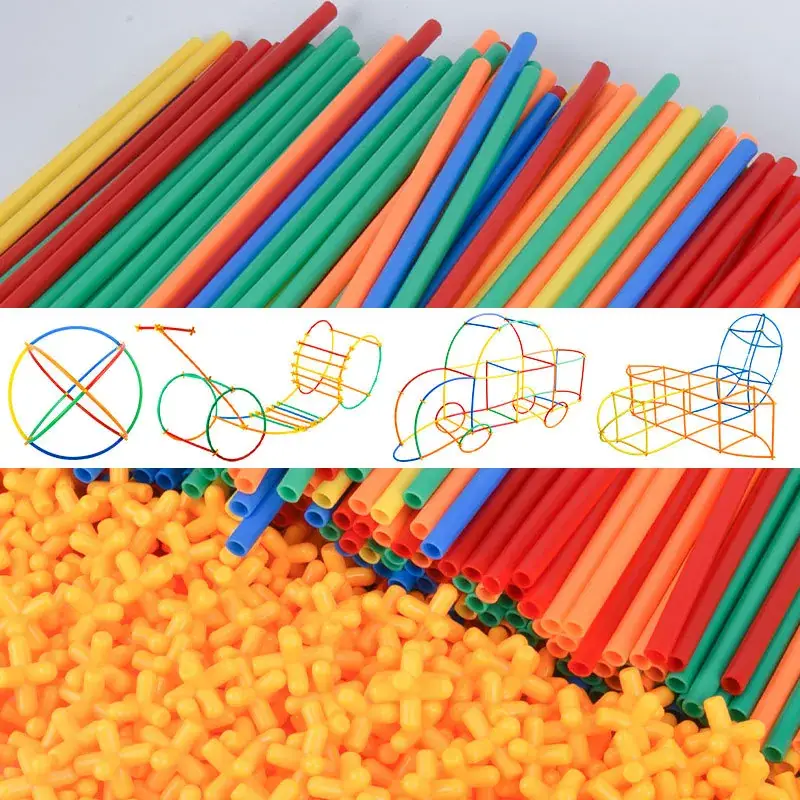4D Straw Building Blocks for Kids Puzzle Toy - Image 4