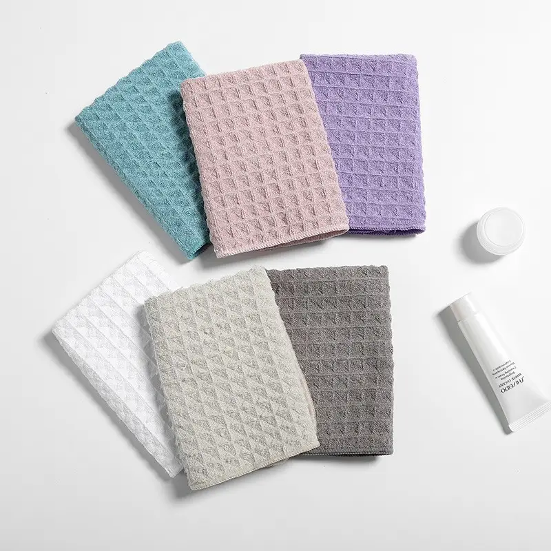 Square Waffle Absorbent Towel Set 30x30 - Image 8