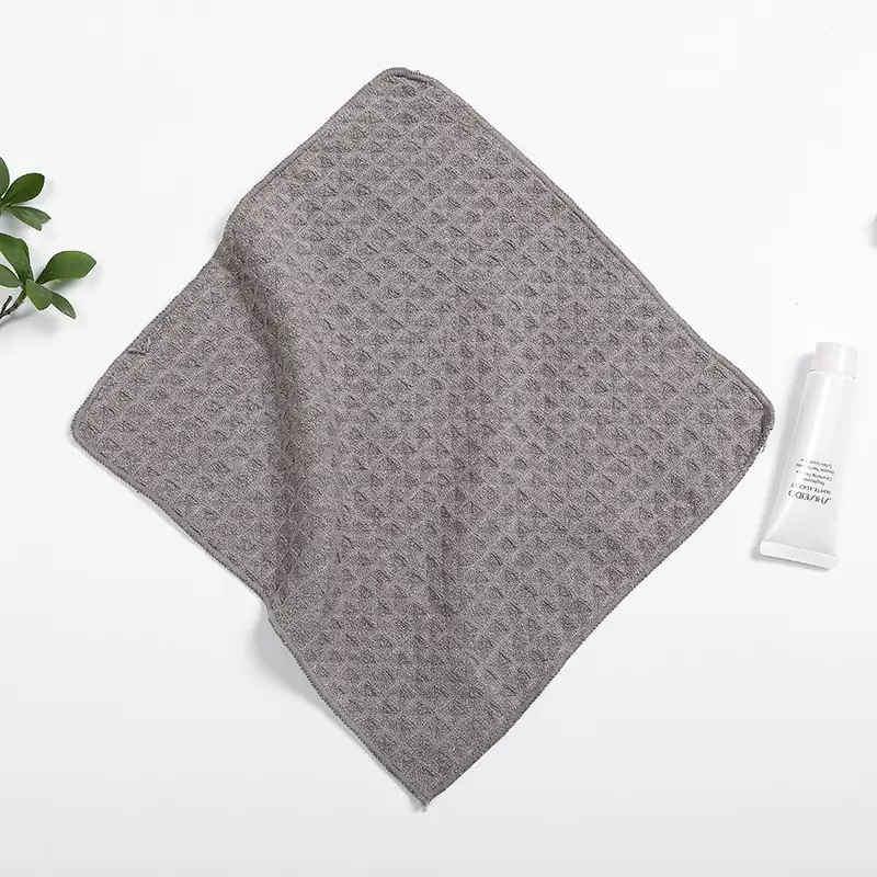 Square Waffle Absorbent Towel Set 30x30 - Image 4