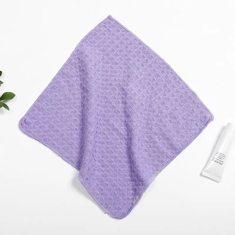 Square Waffle Absorbent Towel Set 30x30 - Image 5