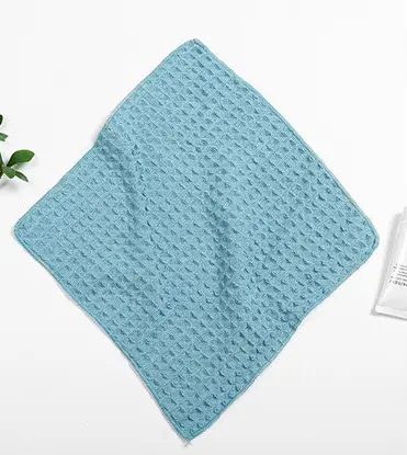 Square Waffle Absorbent Towel Set 30x30 - Image 6